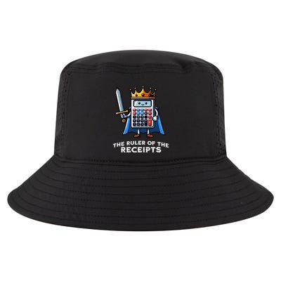Funny Accountant Ruler Of The Receipts Taxes Bookkeeper Cool Comfort Performance Bucket Hat