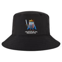 Funny Accountant Ruler Of The Receipts Taxes Bookkeeper Cool Comfort Performance Bucket Hat