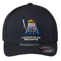 Funny Accountant Ruler Of The Receipts Taxes Bookkeeper Flexfit Unipanel Trucker Cap