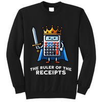 Funny Accountant Ruler Of The Receipts Taxes Bookkeeper Sweatshirt