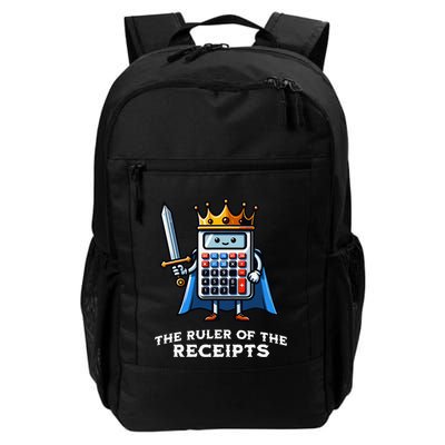 Funny Accountant Ruler Of The Receipts Taxes Bookkeeper Backpack