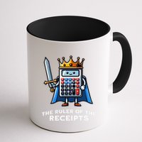 Funny Accountant Ruler Of The Receipts Taxes Bookkeeper Mug