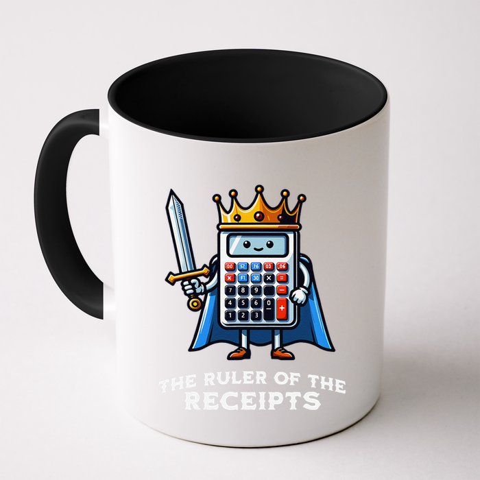 Funny Accountant Ruler Of The Receipts Taxes Bookkeeper Mug