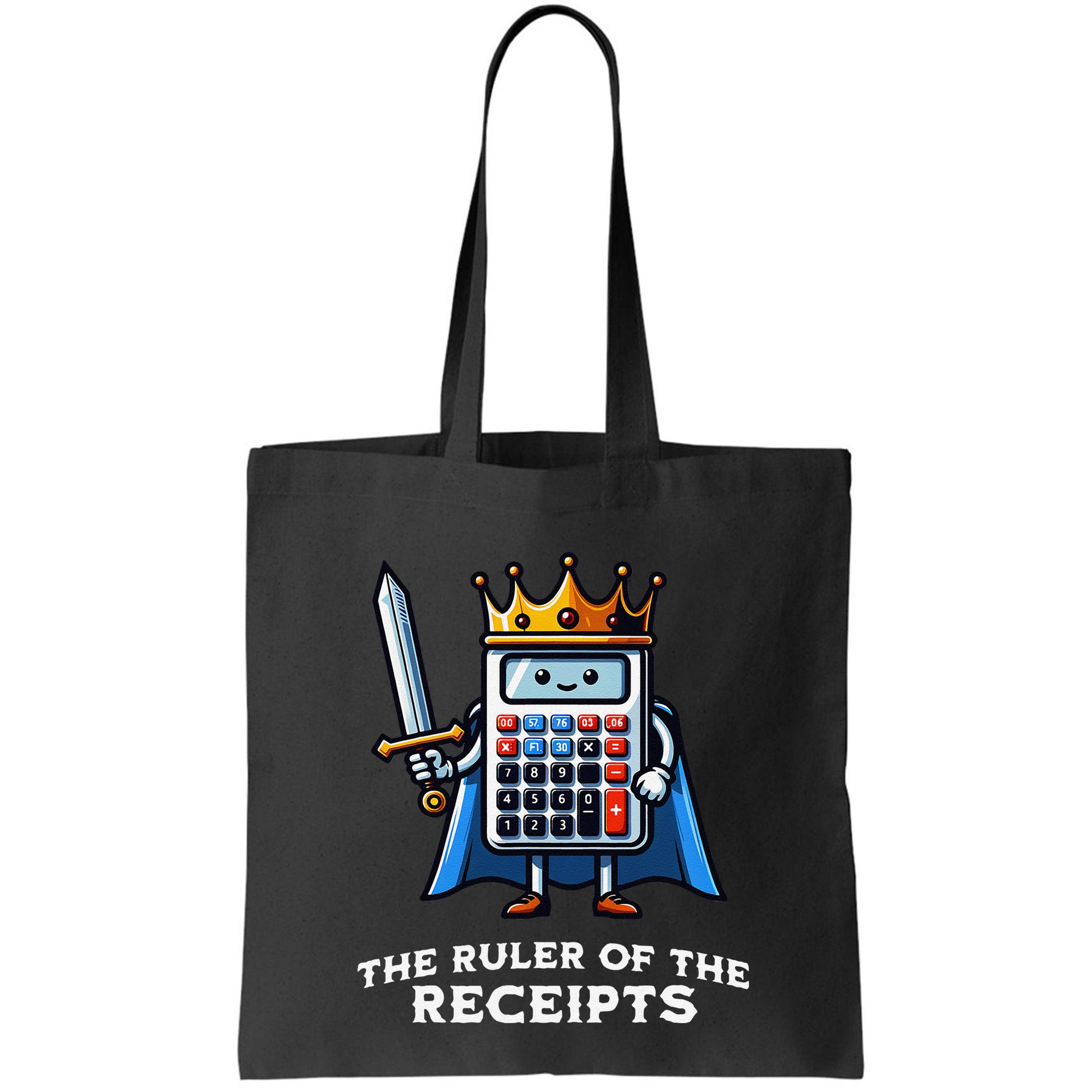 Funny Accountant Ruler Of The Receipts Taxes Bookkeeper Bag