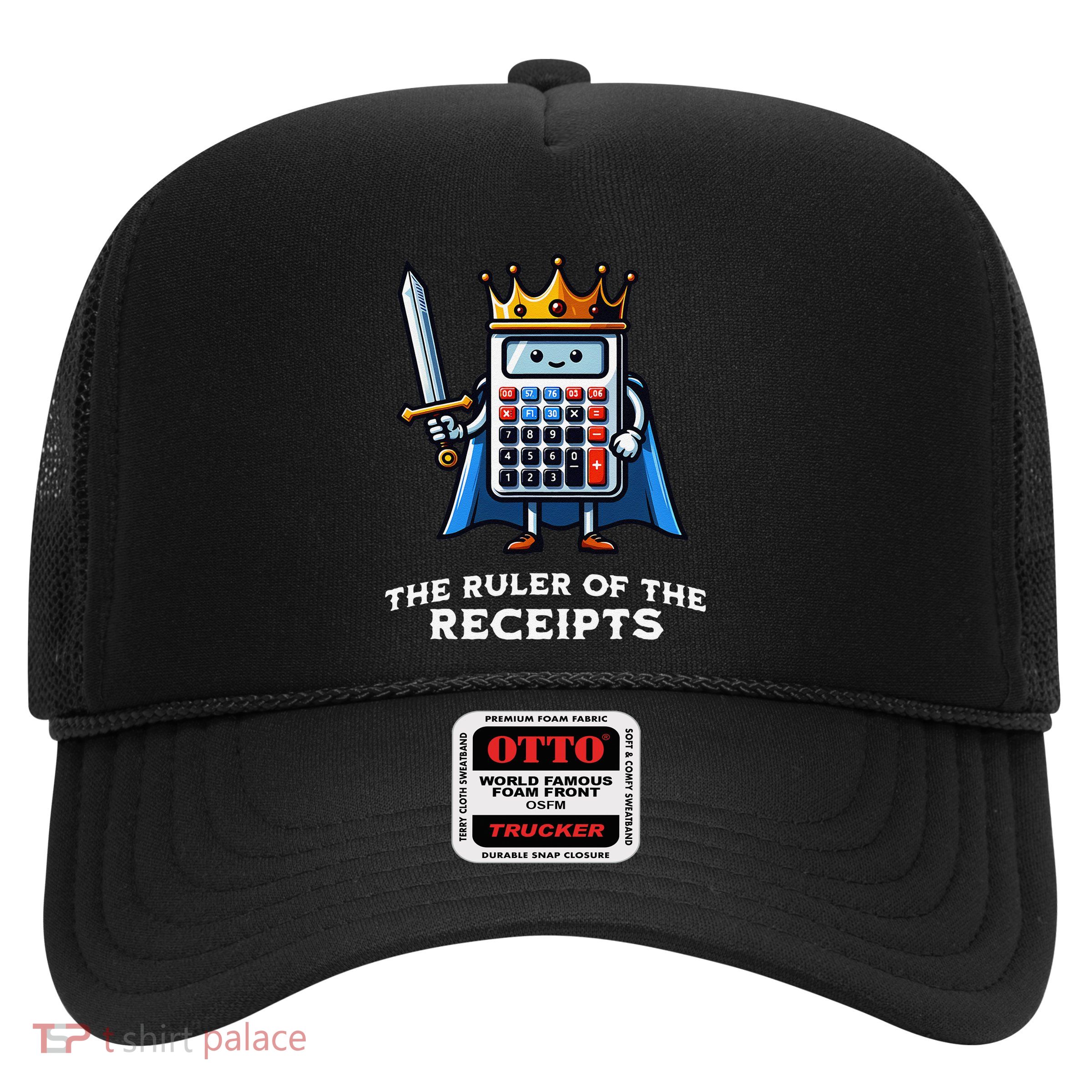 Funny Accountant Ruler Of The Receipts Taxes Bookkeeper Trucker Hat