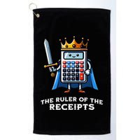 Funny Accountant Ruler Of The Receipts Taxes Bookkeeper Golf Towel