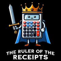 Funny Accountant Ruler Of The Receipts Taxes Bookkeeper Toddler T-Shirt