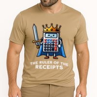 Funny Accountant Ruler Of The Receipts Taxes Bookkeeper Cooling Performance Crew T-Shirt