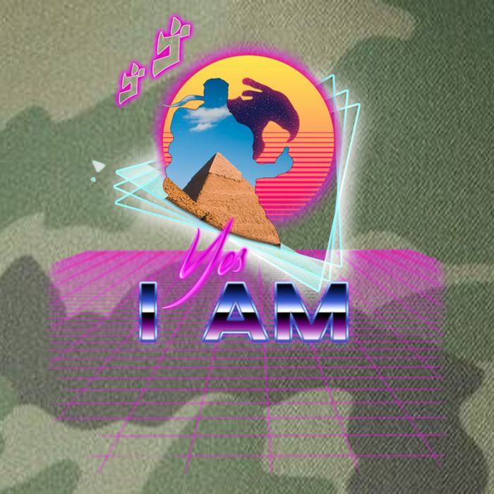 Funny Aesthetic Retro Vaporwave Synthwave Avdol Yes I Am Meme Quote Legacy Tie Dye Trucker Hat