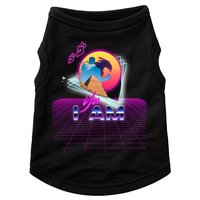 Funny Aesthetic Retro Vaporwave Synthwave Avdol Yes I Am Meme Quote Doggie Tank