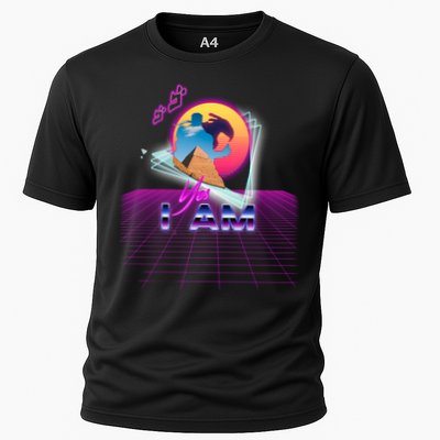 Funny Aesthetic Retro Vaporwave Synthwave Avdol Yes I Am Meme Quote Performance Shirt