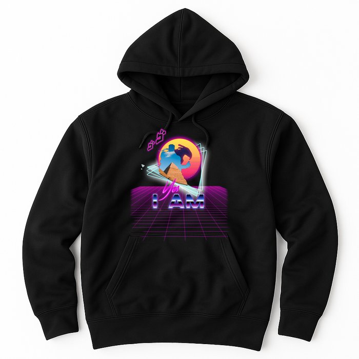 Funny Aesthetic Retro Vaporwave Synthwave Avdol Yes I Am Meme Quote Hoodie