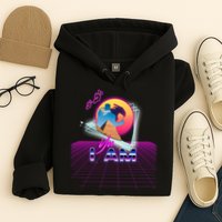 Funny Aesthetic Retro Vaporwave Synthwave Avdol Yes I Am Meme Quote Hoodie