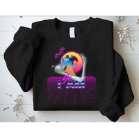 Funny Aesthetic Retro Vaporwave Synthwave Avdol Yes I Am Meme Quote Sweatshirt