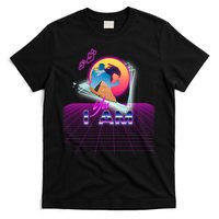 Funny Aesthetic Retro Vaporwave Synthwave Avdol Yes I Am Meme Quote T-Shirt