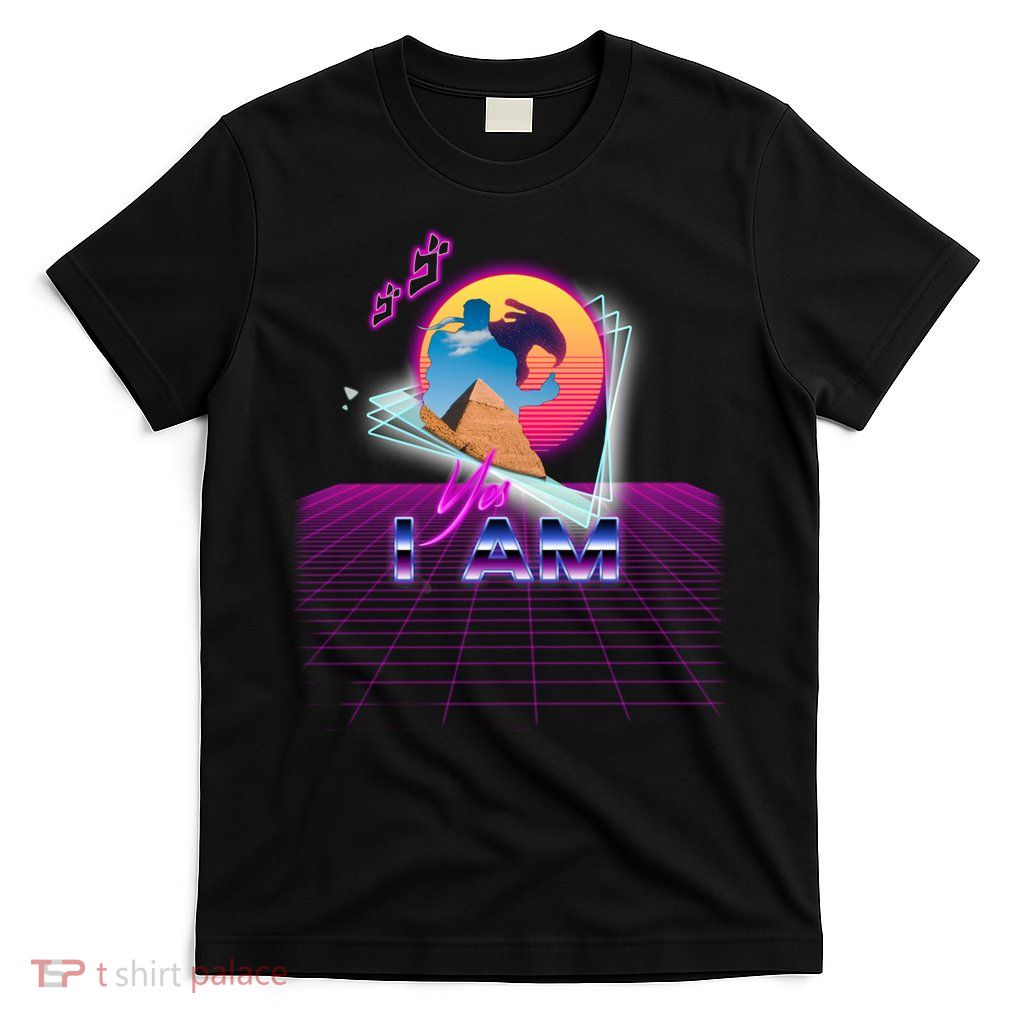 Funny Aesthetic Retro Vaporwave Synthwave Avdol Yes I Am Meme Quote T-Shirt