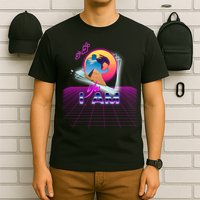 Funny Aesthetic Retro Vaporwave Synthwave Avdol Yes I Am Meme Quote T-Shirt