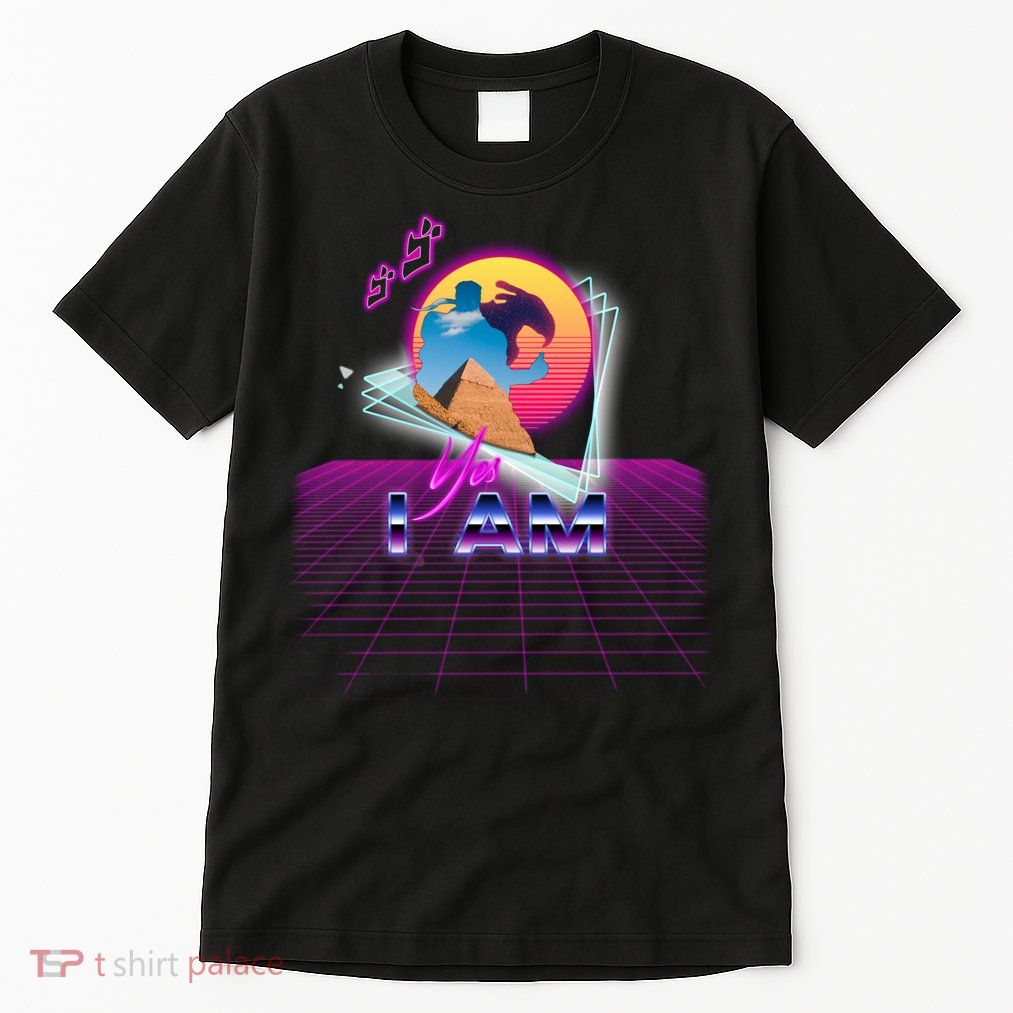 Funny Aesthetic Retro Vaporwave Synthwave Avdol Yes I Am Meme Quote Tall T-Shirt