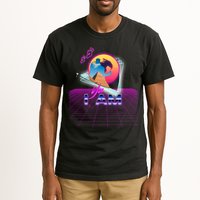 Funny Aesthetic Retro Vaporwave Synthwave Avdol Yes I Am Meme Quote Tall T-Shirt