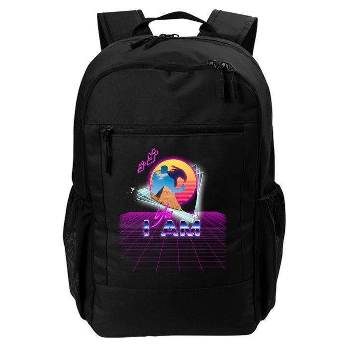 Funny Aesthetic Retro Vaporwave Synthwave Avdol Yes I Am Meme Quote Backpack