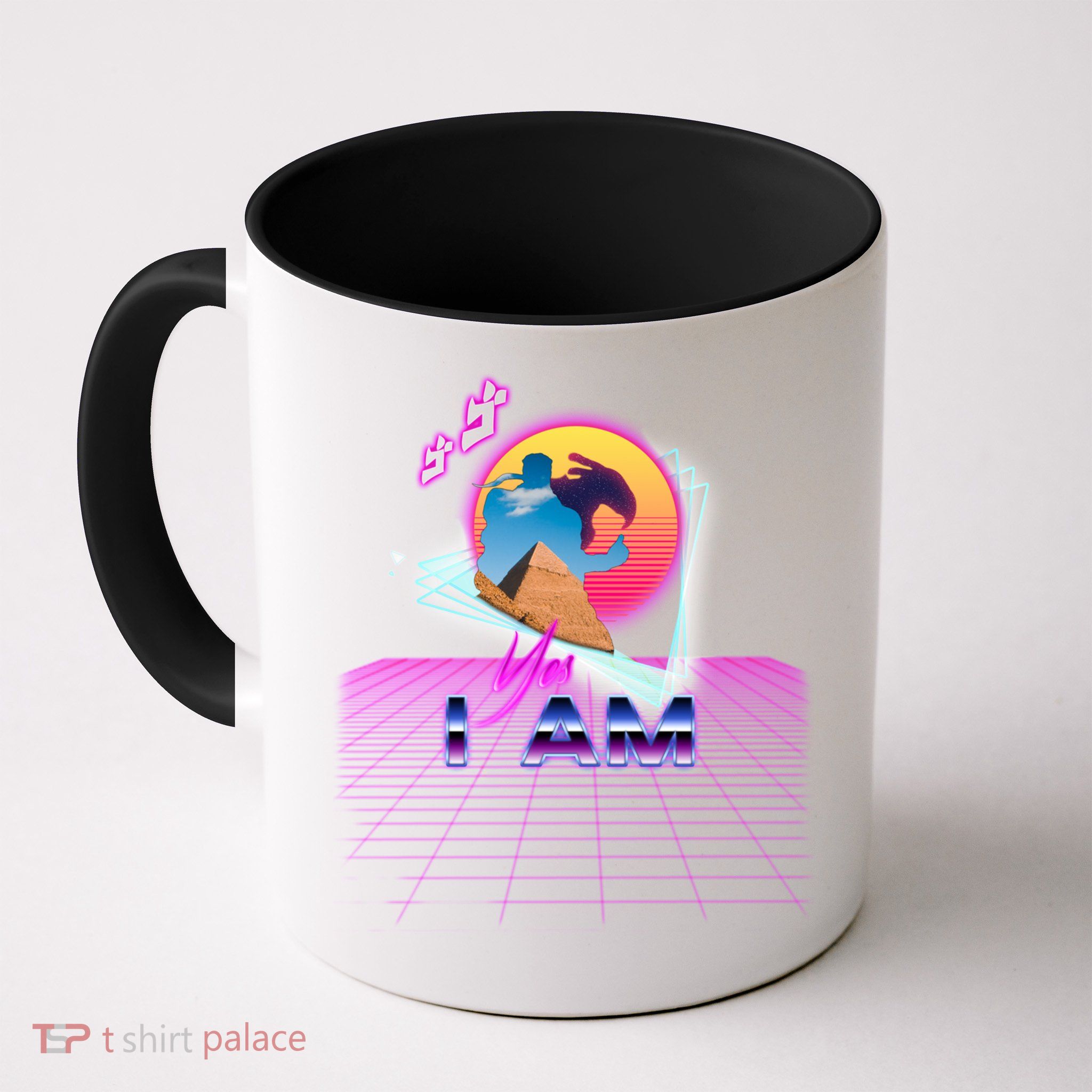 Funny Aesthetic Retro Vaporwave Synthwave Avdol Yes I Am Meme Quote Mug