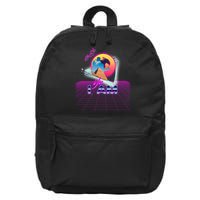 Funny Aesthetic Retro Vaporwave Synthwave Avdol Yes I Am Meme Quote 16 in Basic Backpack