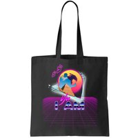 Funny Aesthetic Retro Vaporwave Synthwave Avdol Yes I Am Meme Quote Bag