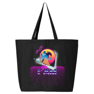 Funny Aesthetic Retro Vaporwave Synthwave Avdol Yes I Am Meme Quote 25L Jumbo Tote