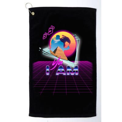 Funny Aesthetic Retro Vaporwave Synthwave Avdol Yes I Am Meme Quote Golf Towel