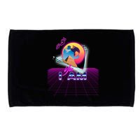 Funny Aesthetic Retro Vaporwave Synthwave Avdol Yes I Am Meme Quote Microfiber Hand Towel