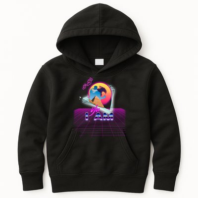 Funny Aesthetic Retro Vaporwave Synthwave Avdol Yes I Am Meme Quote Kids Hoodie