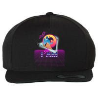 Funny Aesthetic Retro Vaporwave Synthwave Avdol Yes I Am Meme Quote Wool Snapback Cap