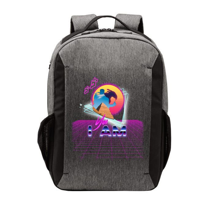 Funny Aesthetic Retro Vaporwave Synthwave Avdol Yes I Am Meme Quote Vector Backpack