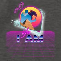 Funny Aesthetic Retro Vaporwave Synthwave Avdol Yes I Am Meme Quote Vector Backpack