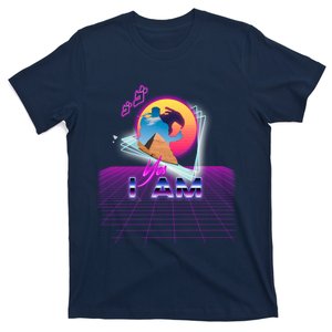 Funny Aesthetic Retro Vaporwave Synthwave Avdol Yes I Am Meme Quote T-Shirt