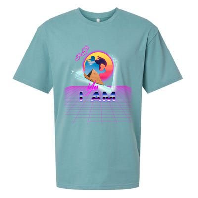 Funny Aesthetic Retro Vaporwave Synthwave Avdol Yes I Am Meme Quote Sueded Cloud Jersey T-Shirt