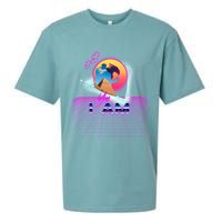 Funny Aesthetic Retro Vaporwave Synthwave Avdol Yes I Am Meme Quote Sueded Cloud Jersey T-Shirt