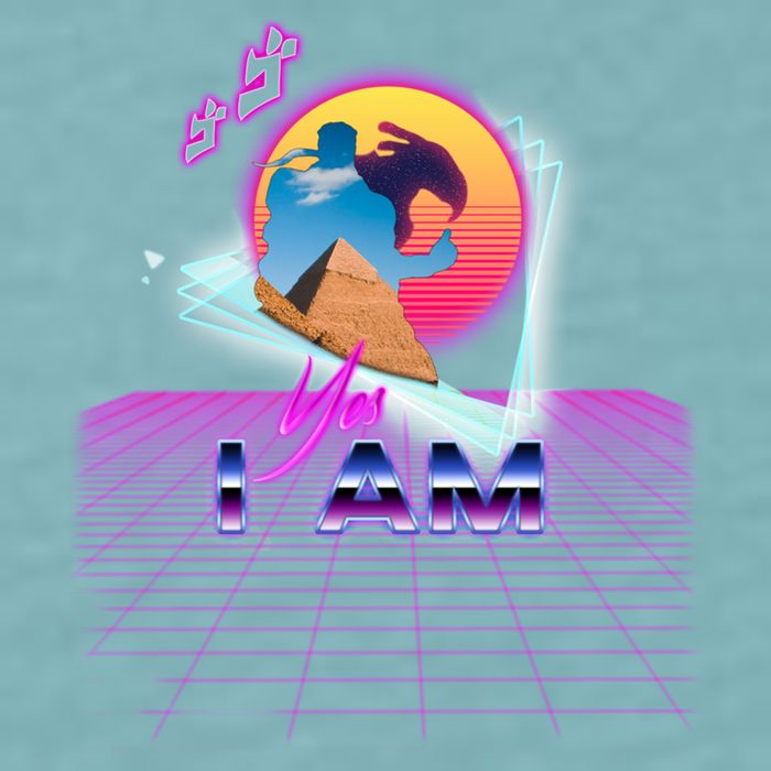Funny Aesthetic Retro Vaporwave Synthwave Avdol Yes I Am Meme Quote Sueded Cloud Jersey T-Shirt