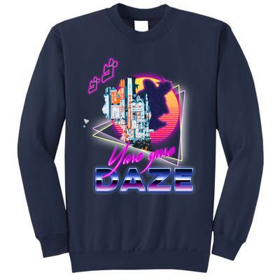 Funny Aesthetic Retro Vaporwave Synthwave Yare Yare Daze Meme Quote Sweatshirt