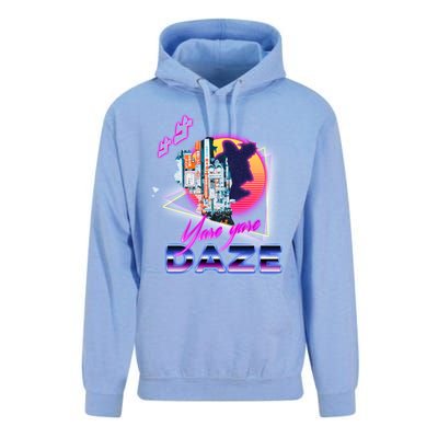 Funny Aesthetic Retro Vaporwave Synthwave Yare Yare Daze Meme Quote Unisex Surf Hoodie