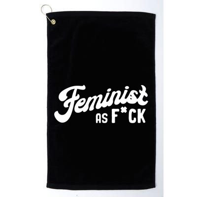 Feminist Af Retro Vintage 60s 70s Feminism Gift Golf Towel