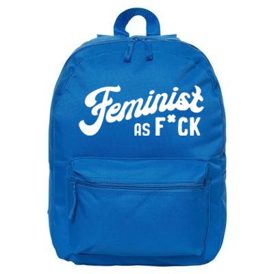 Feminist Af Retro Vintage 60s 70s Feminism Gift 16 in Basic Backpack