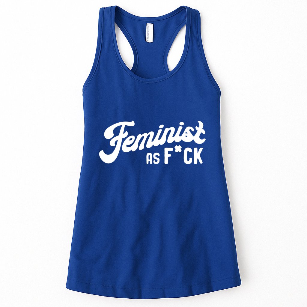 Feminist Af Retro Vintage 60s 70s Feminism Gift Womens Tank Top