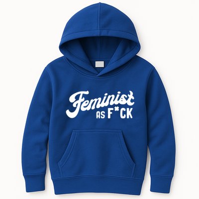 Feminist Af Retro Vintage 60s 70s Feminism Gift Kids Hoodie