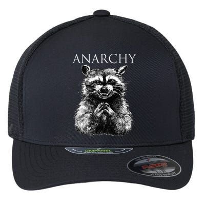 Funny Anarchy Raccoon Political For Ancomm Liberal Classic Flexfit Unipanel Trucker Cap