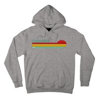 Fairbanks Alaska Retro Sunset Hoodie