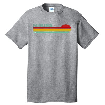 Fairbanks Alaska Retro Sunset Tall T-Shirt