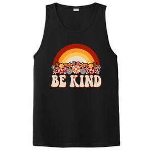 Flowers And Rainbow Unity Day Orange Be Kind Anti Bullying PosiCharge Competitor Tank