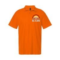 Flowers And Rainbow Unity Day Orange Be Kind Anti Bullying Softstyle Adult Sport Polo