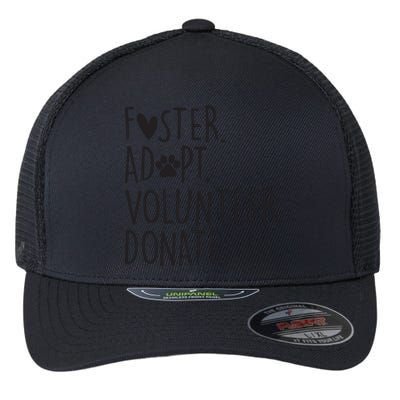 Funny Animal Rescue Dog Lover Foster Adopt Volunteer Donate Flexfit Unipanel Trucker Cap